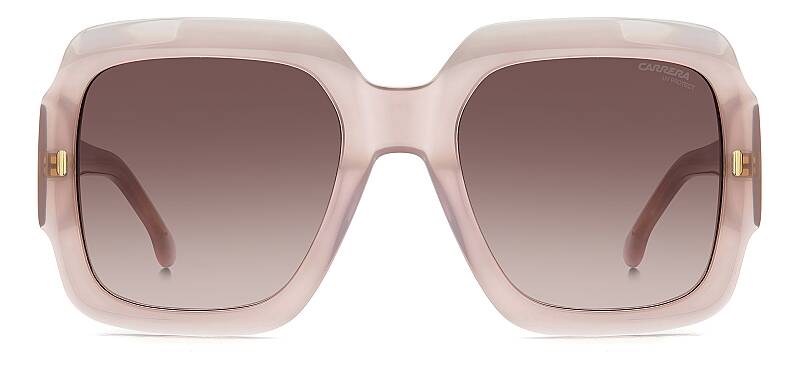 Carrera 3004/S Women's Square Sunglasses with Brown Lenses 54mm