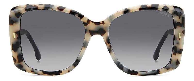 Carrera 3030/S Square Women's Sunglasses Black/Gold 56mm