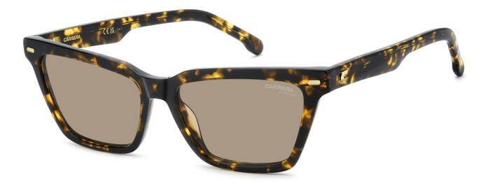 Carrera 3083/S Women's Square Sunglasses Dark Havana 55mm