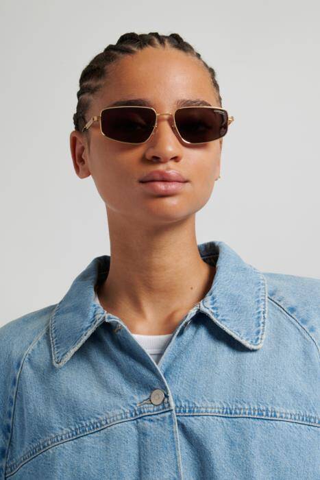 Carrera 3087/S Women's Square Sunglasses - Black/Gold - 56mm