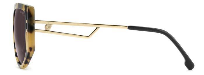 Carrera 3099/S Women's Square Sunglasses with Gold Accents 59mm