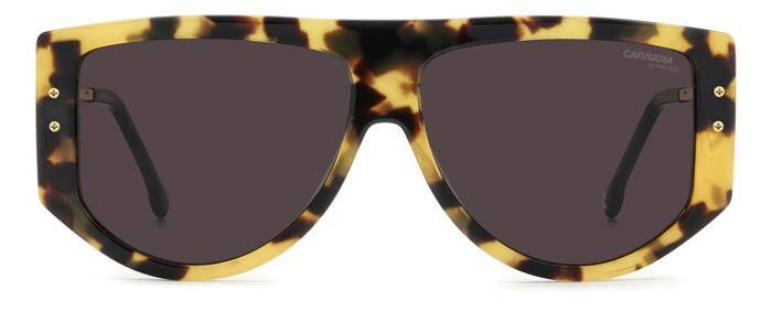 Carrera 3099/S Women's Square Sunglasses with Gold Accents 59mm