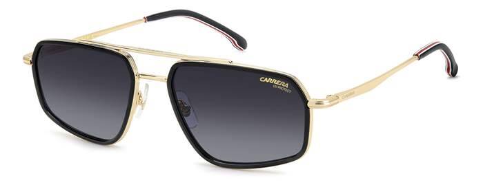 Carrera 338/S Men's Aviator Sunglasses Gold & Black 58mm
