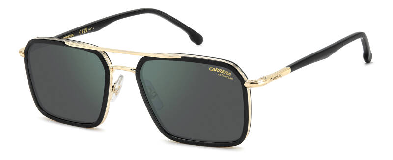 Carrera 362/S Green Lens Men's Square Sunglasses 55mm