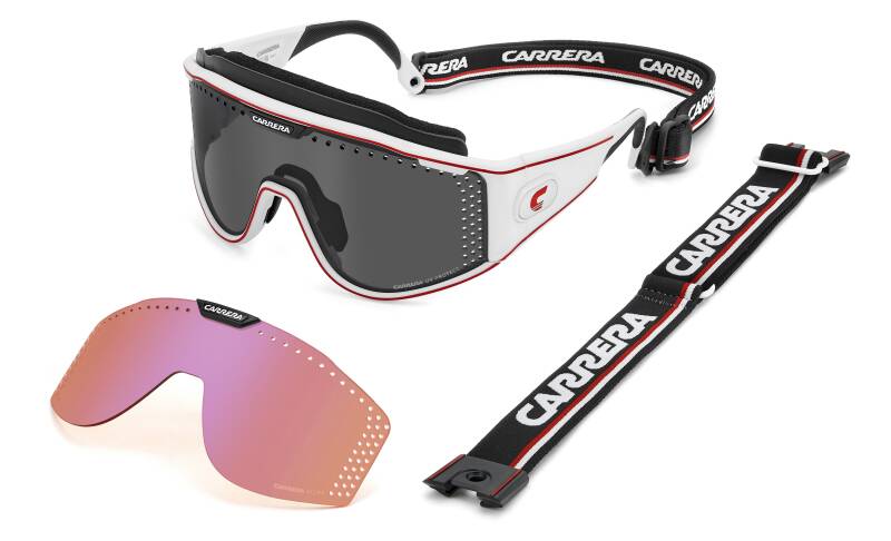 Carrera Transforma 6HT99IR Grey Shield Sunglasses 99mm