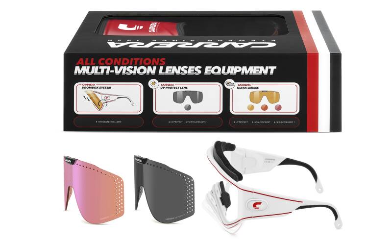 Carrera Transforma 6HT99IR Grey Shield Sunglasses 99mm