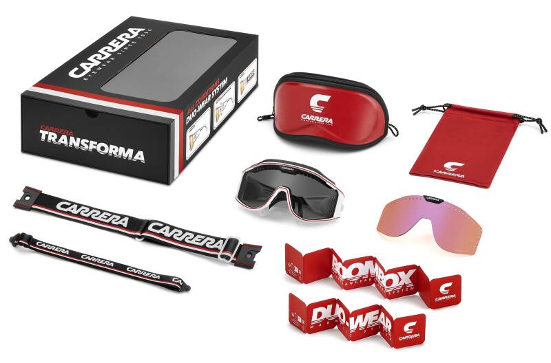 Carrera Transforma 6HT99IR Grey Shield Sunglasses 99mm