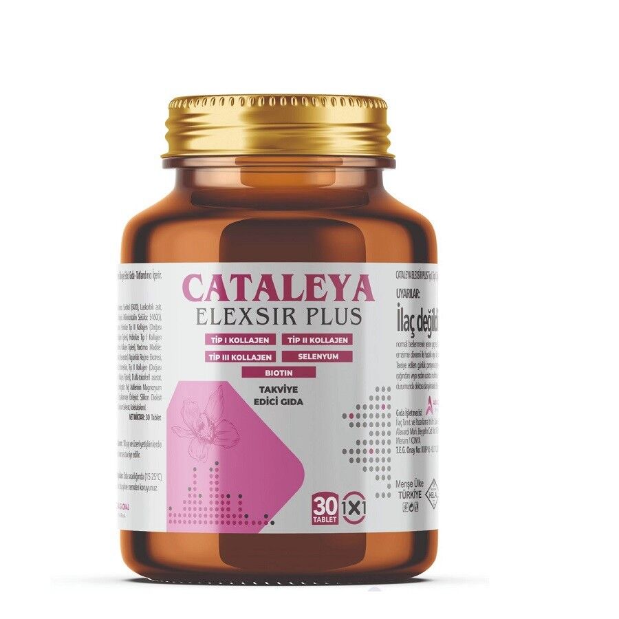 Alita Global Pharma Cataleya Elexsir Plus Collagen Support 30 Tablets