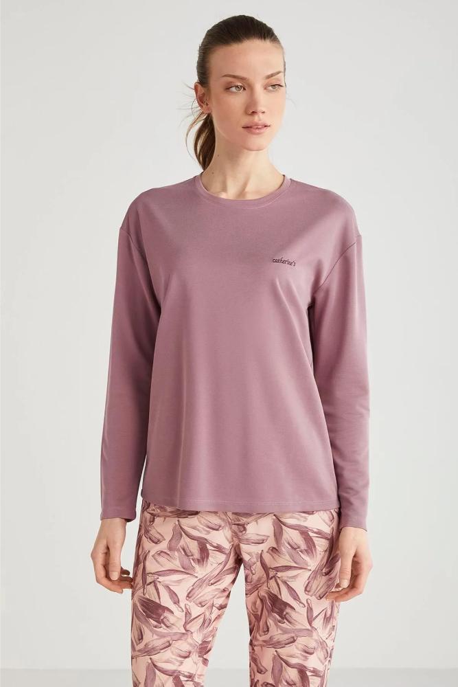 Catherine's 2626 Women's Pajama Set in Dusty Rose