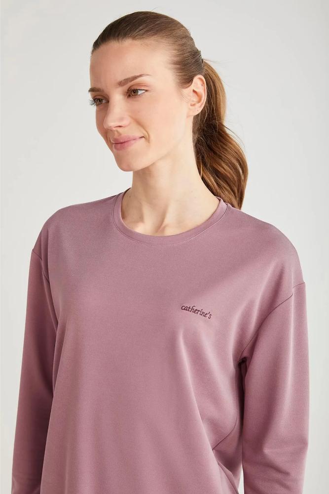 Catherine's 2626 Women's Pajama Set in Dusty Rose