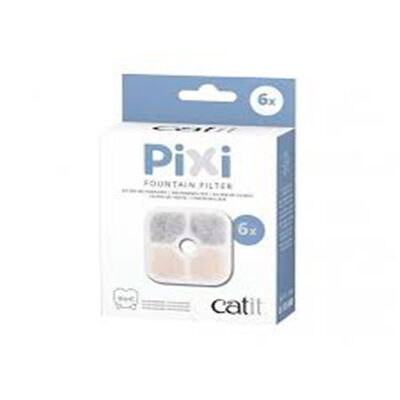 Catit Pixi Fountain Replacement Filter Cartridges 6-Pack