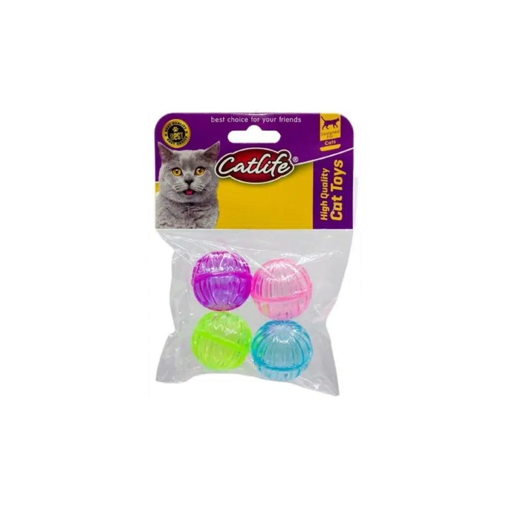 M-Pets Catlife Jingle Bell Cat Toy Set 4-Pack
