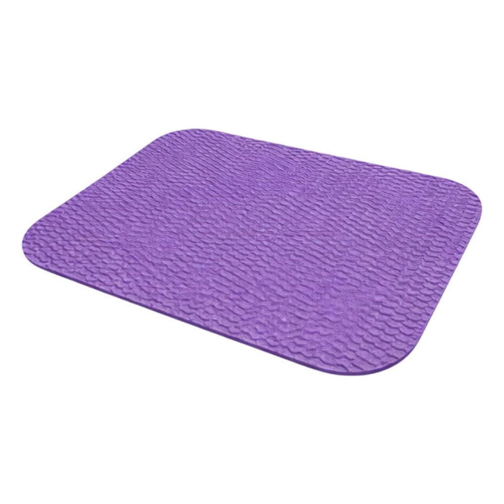 Catlife Rubber Cat Litter Mat with Channels - Fuchsia, Lila 50 x 40 cm