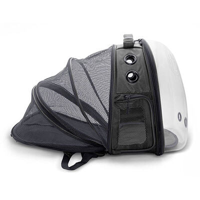 Cattie Grey Mesh Astronaut Pet Carrier Backpack 25x60x40 cm