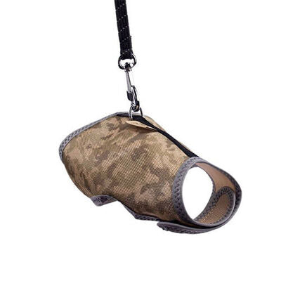 Cattie Camouflage Air Mesh Cat Harness and Leash Set Medium