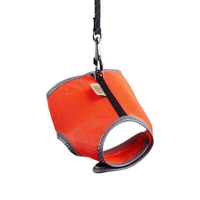 Cattie Air Mesh Cat Harness and Leash Set Orange Small 20-30cm