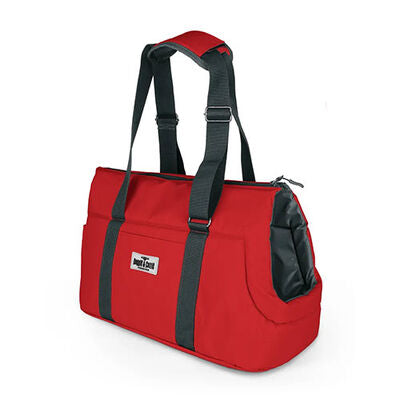 Cattie Red Bungalow Pet Carrier for Cats and Small Dogs 50cm