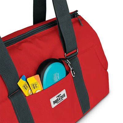 Cattie Red Bungalow Pet Carrier for Cats and Small Dogs 50cm