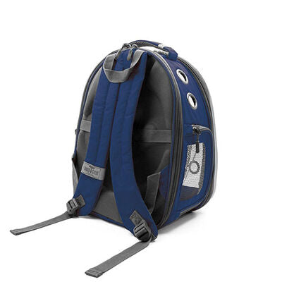 Cattie Navy Mesh Astronaut Pet Carrier Backpack 25x60x40 cm