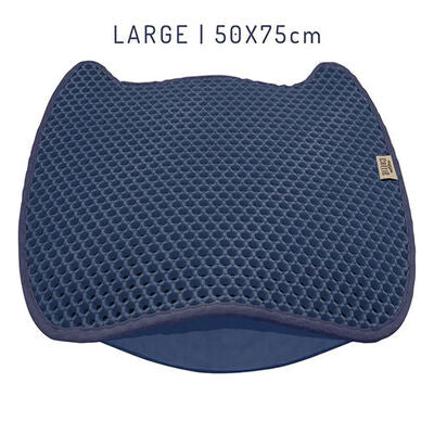 Cattie Functional Litter Trapping Cat Mat Navy Blue 50 x 75 cm