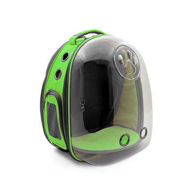 Cattie Green Mesh Astronaut Pet Carrier Backpack 25x60x40 cm