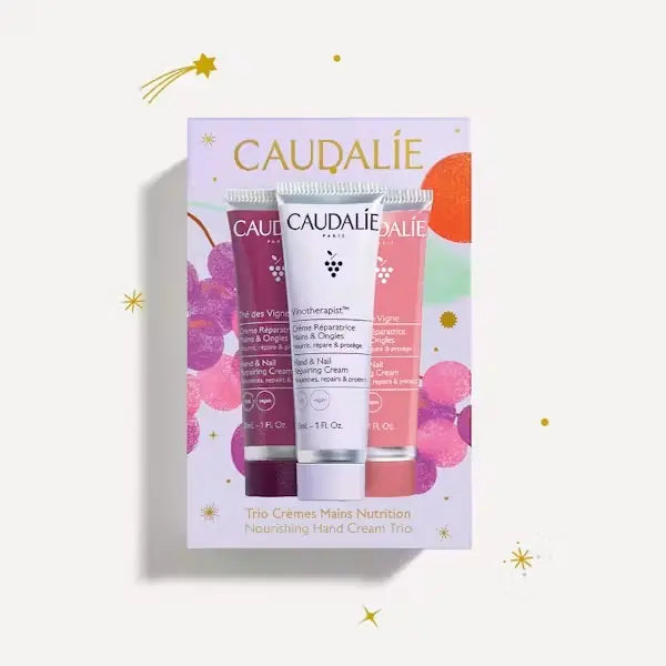 Caudalie Hand and Nail Cream Trio Set 3x30 ml