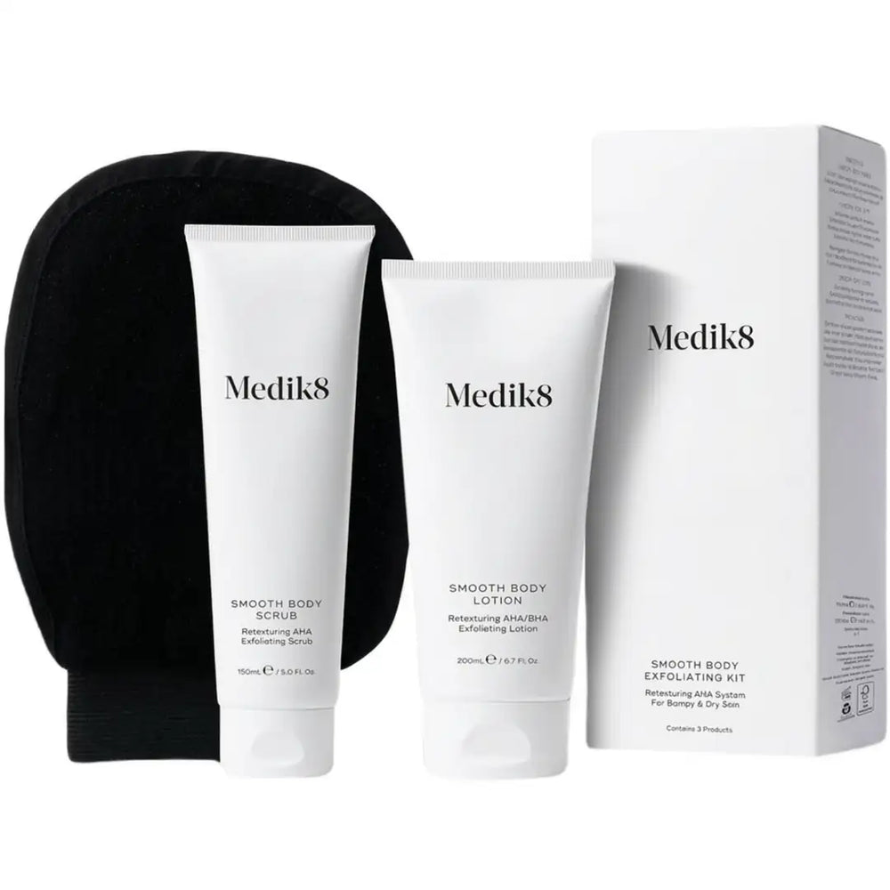 Medik8 Smooth Body Exfoliating Kit for Rough Skin 220ml + 150ml