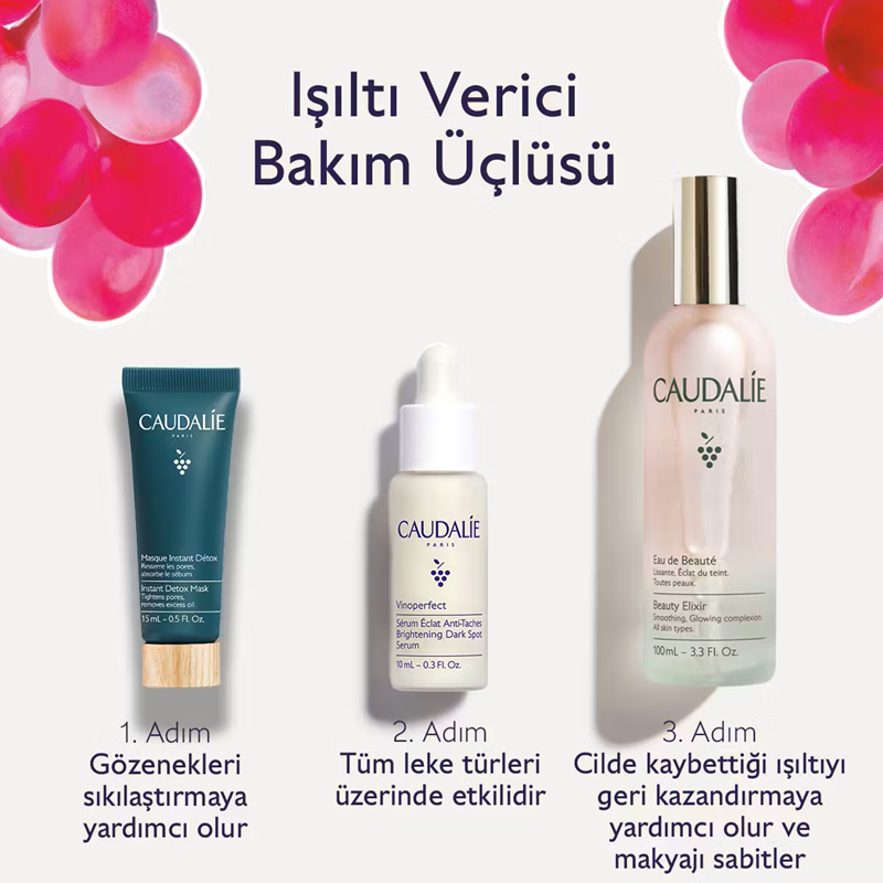 Caudalie Radiance Care Trio Set for Brightening