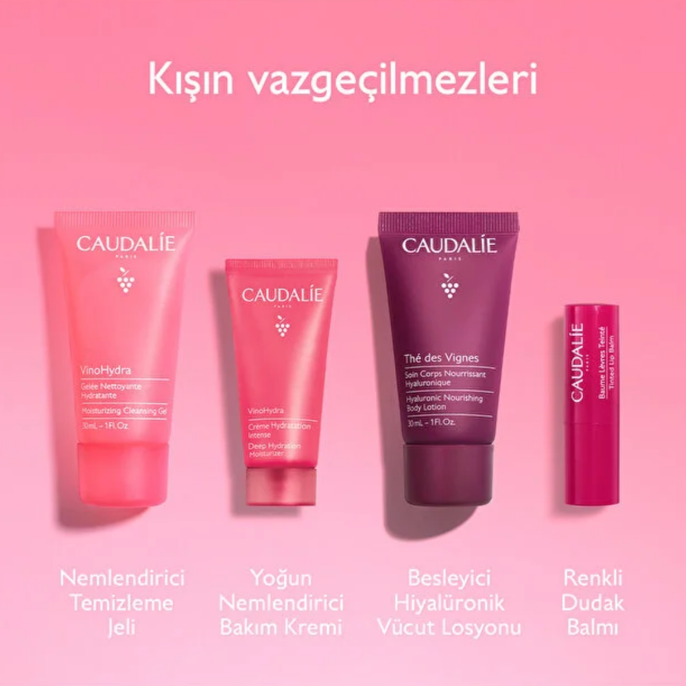 Caudalie Winter Travel Set 4-Piece Hydration Essentials
