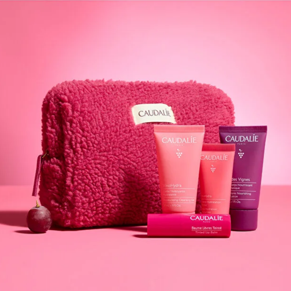 Caudalie Winter Travel Set 4-Piece Hydration Essentials