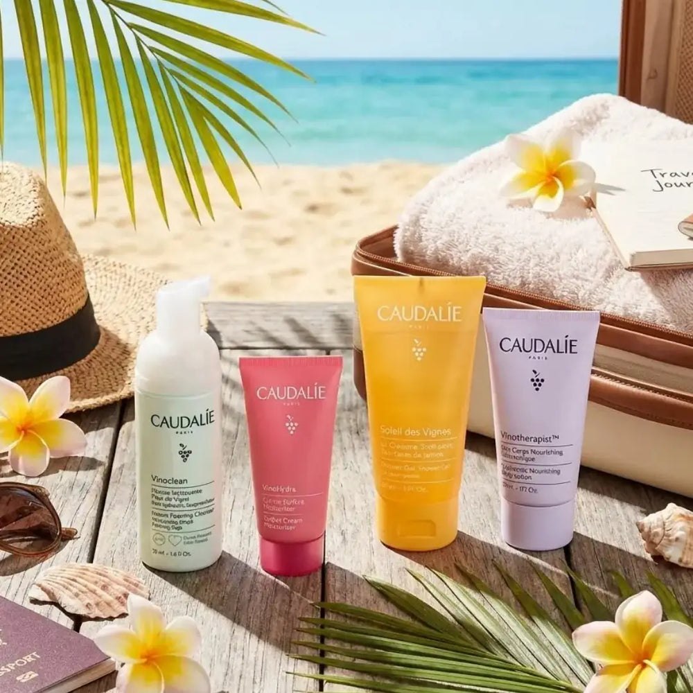 Caudalie Travel Essentials 4-Piece Set for Glowing Skin