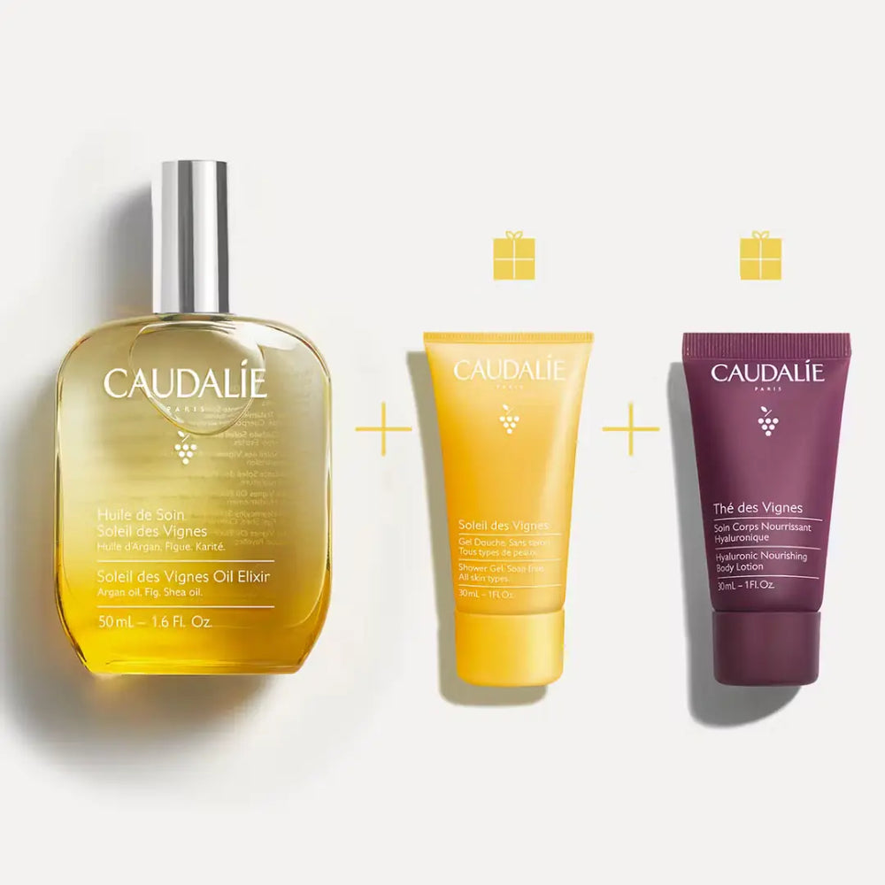Caudalie Soleil des Vignes Elixir Oil Set for Radiant Skin