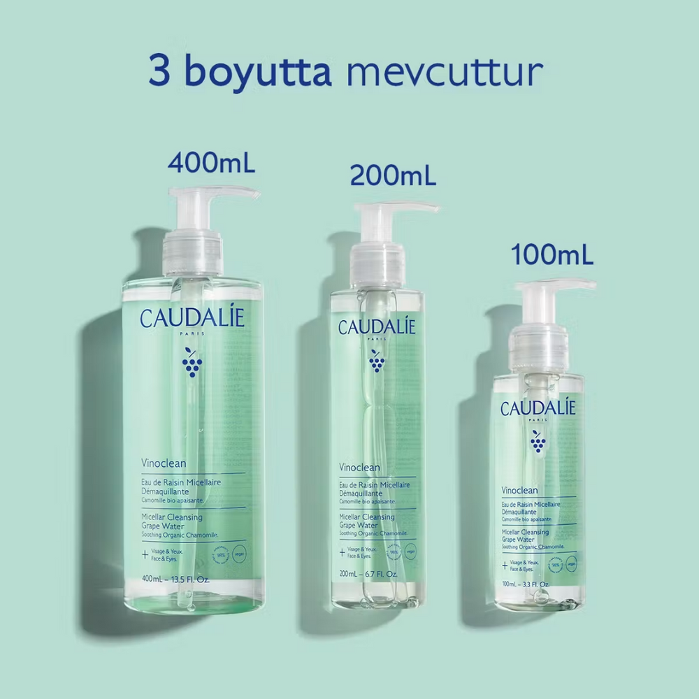 Caudalie Vinoclean Micellar Cleansing Water for Sensitive Skin 100ml