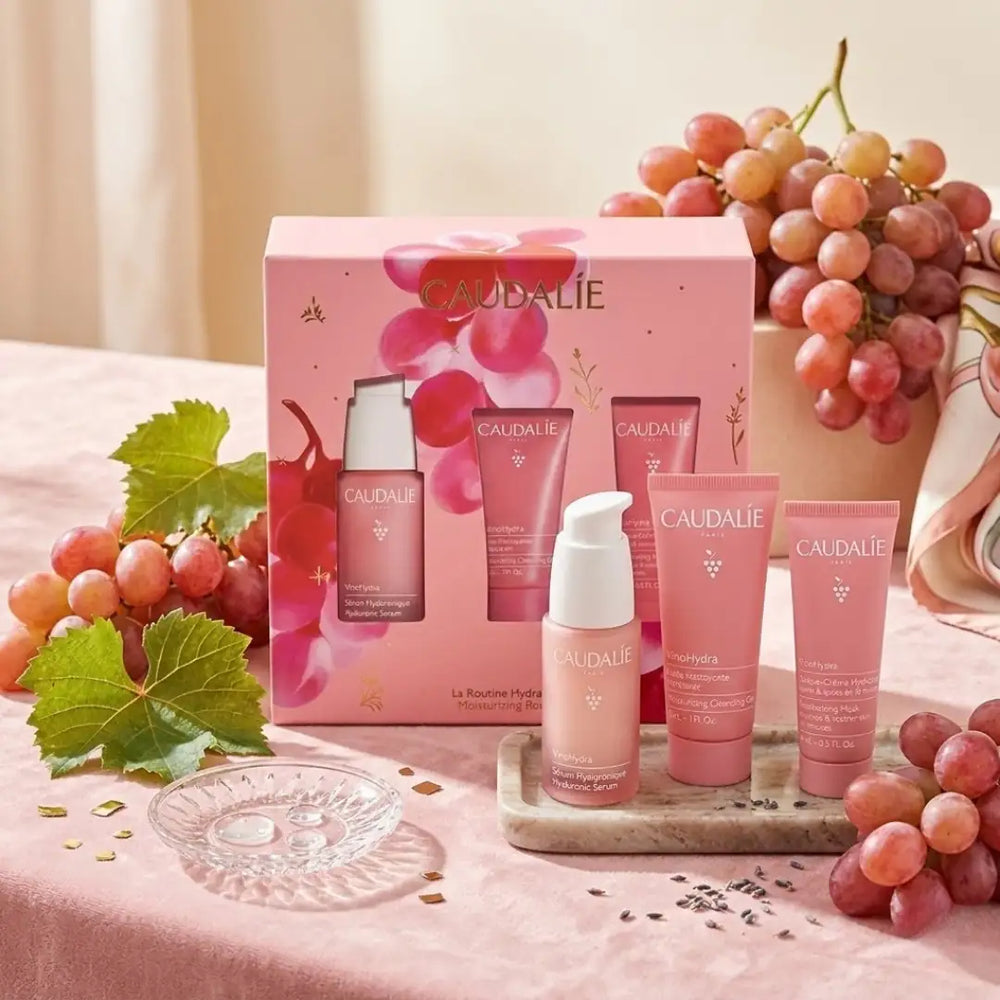 Caudalie VinoHydra Hydrating Skincare Routine Set 3-Piece