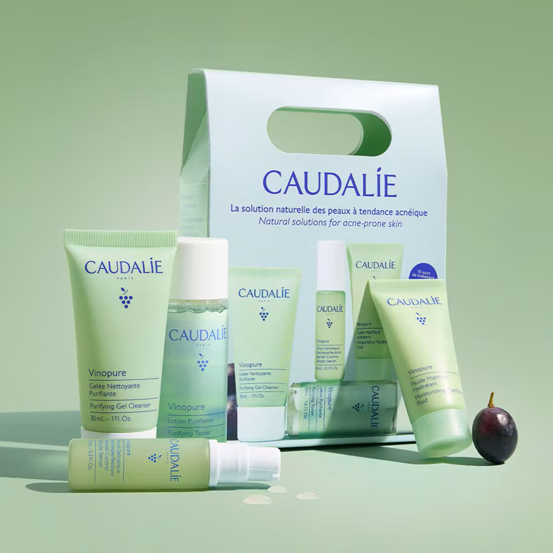 Caudalie Vinopure Discovery Set for Blemish-Prone Skin