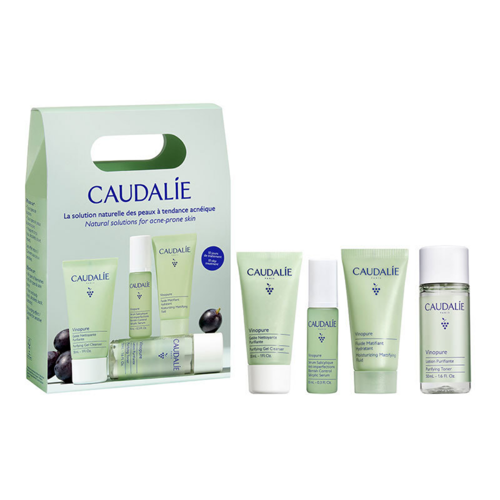 Caudalie Vinopure Discovery Set Purifying Routine 4-Piece Kit