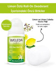Weleda Natural Roll-On Deodorant - Aluminum-Free, Lemon Scented, 24-Hour Protection - view 4