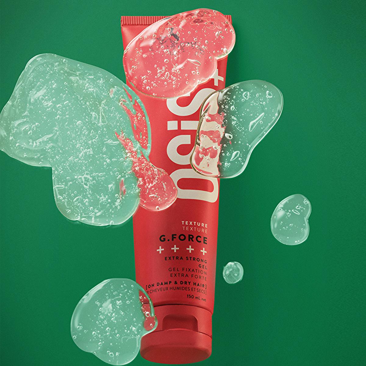 Osis G. Force Strong Control Hair Gel - Extra Strong Hold, Non-Flaking, 5.07 fl oz Osis G. Force Hair Gel - Extra Strong Hold & Shine strong hold hair gel, styling gel, non-flaking hair product, extra strong hold hair styling, Osis G. Force hair gel, hair styling products, strong hold styling, hair gel for men, hair gel for women, styling products for complex hairstyles