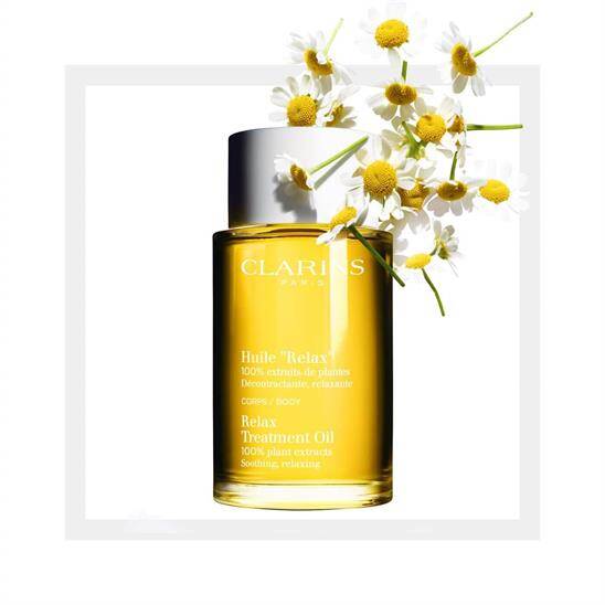 Clarins Relax Body Treatment Oil Soothing Plant Extracts 100 ml