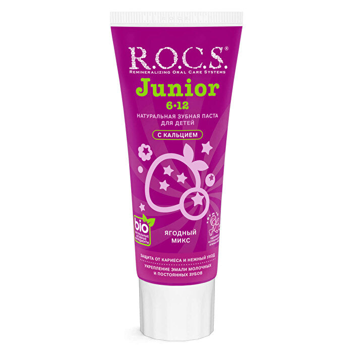 ROCS Junior 6-12 Toothpaste 60 ml / Forest Fruits - view 2