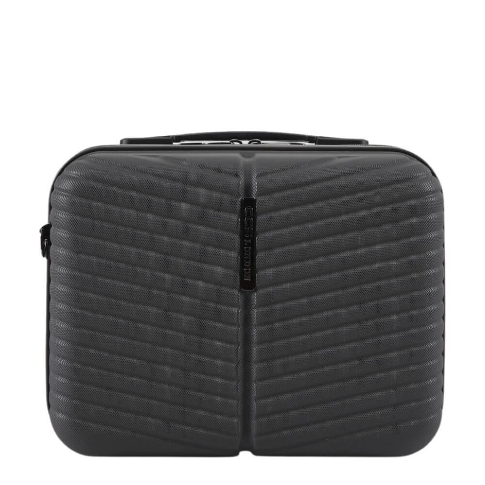 Ccs 5266 Makeup Bag Hard Shell Travel Case Charcoal