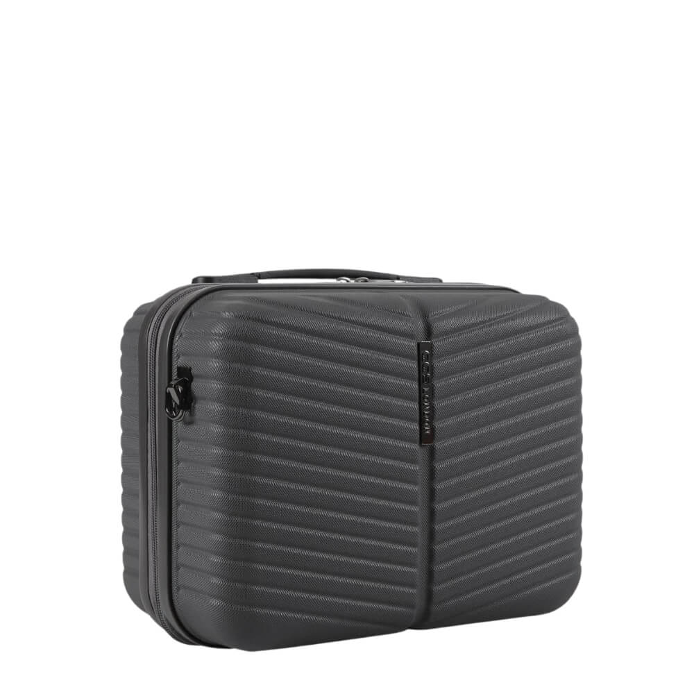 Ccs 5266 Makeup Bag Hard Shell Travel Case Charcoal