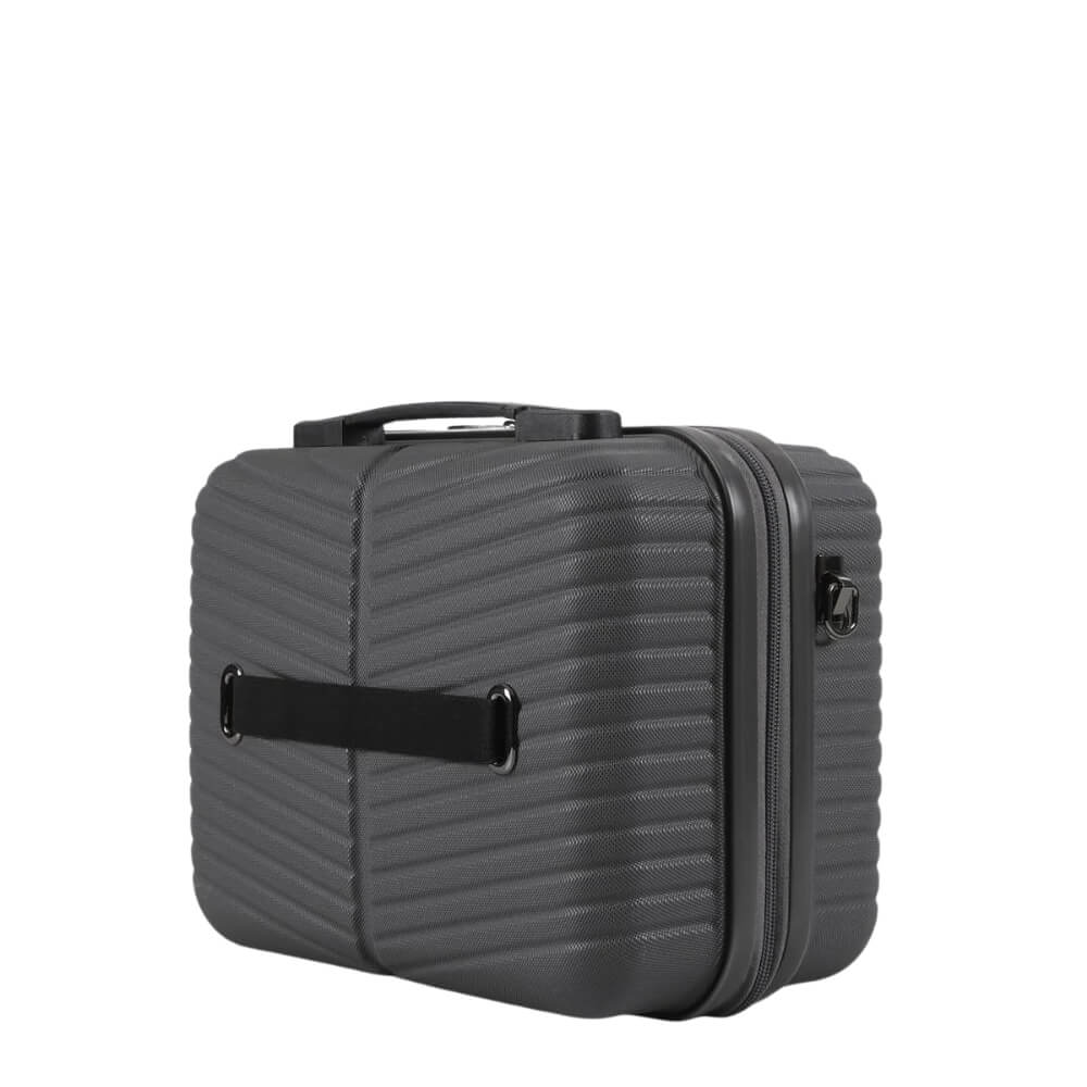 Ccs 5266 Makeup Bag Hard Shell Travel Case Charcoal