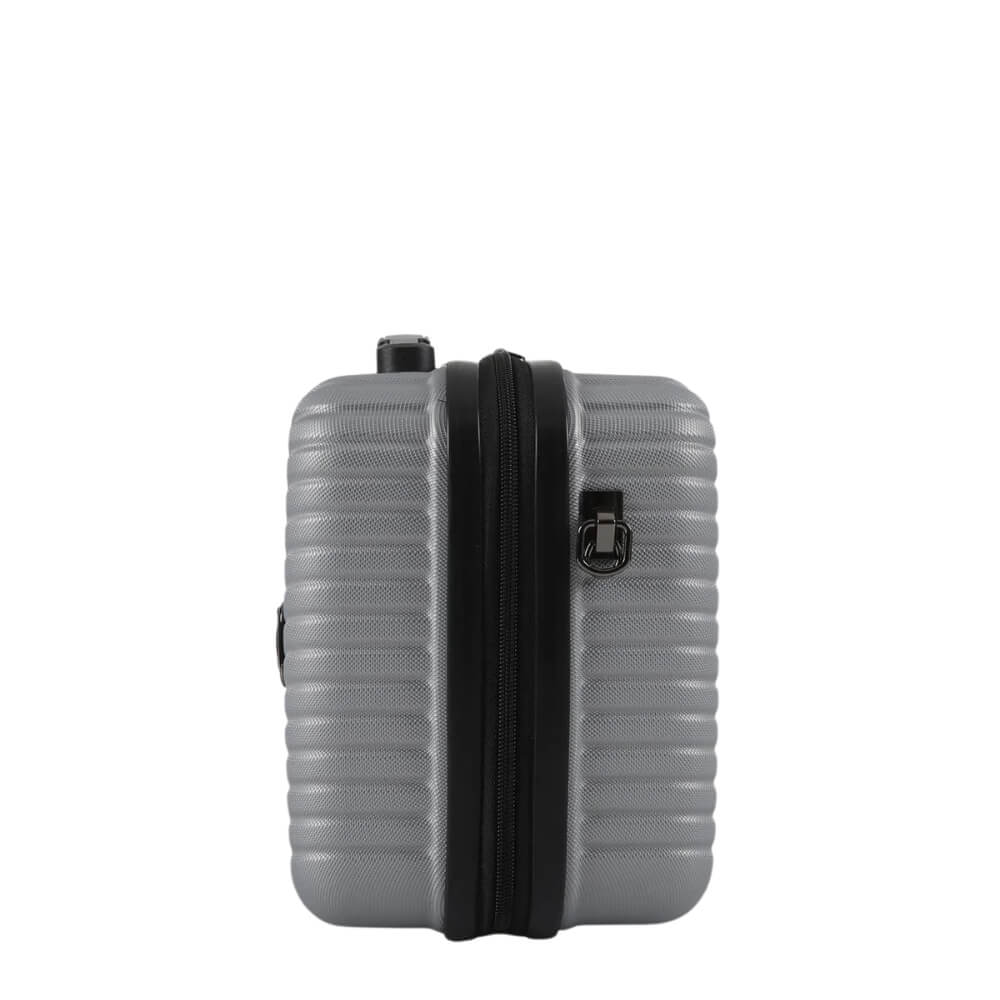 Ccs 5266 Hard Shell Makeup Bag in Silver