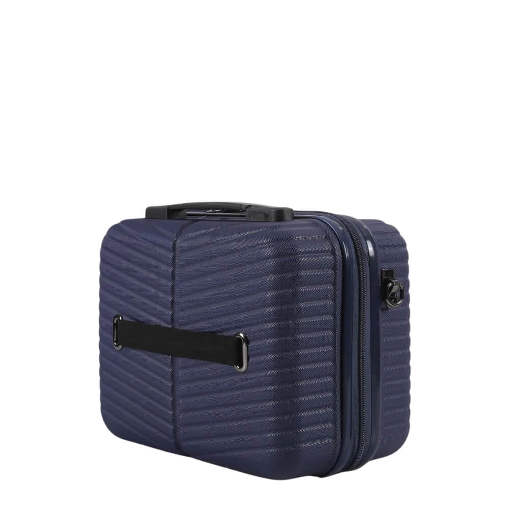 CCS Hard Shell Makeup Case 5266 Navy Blue