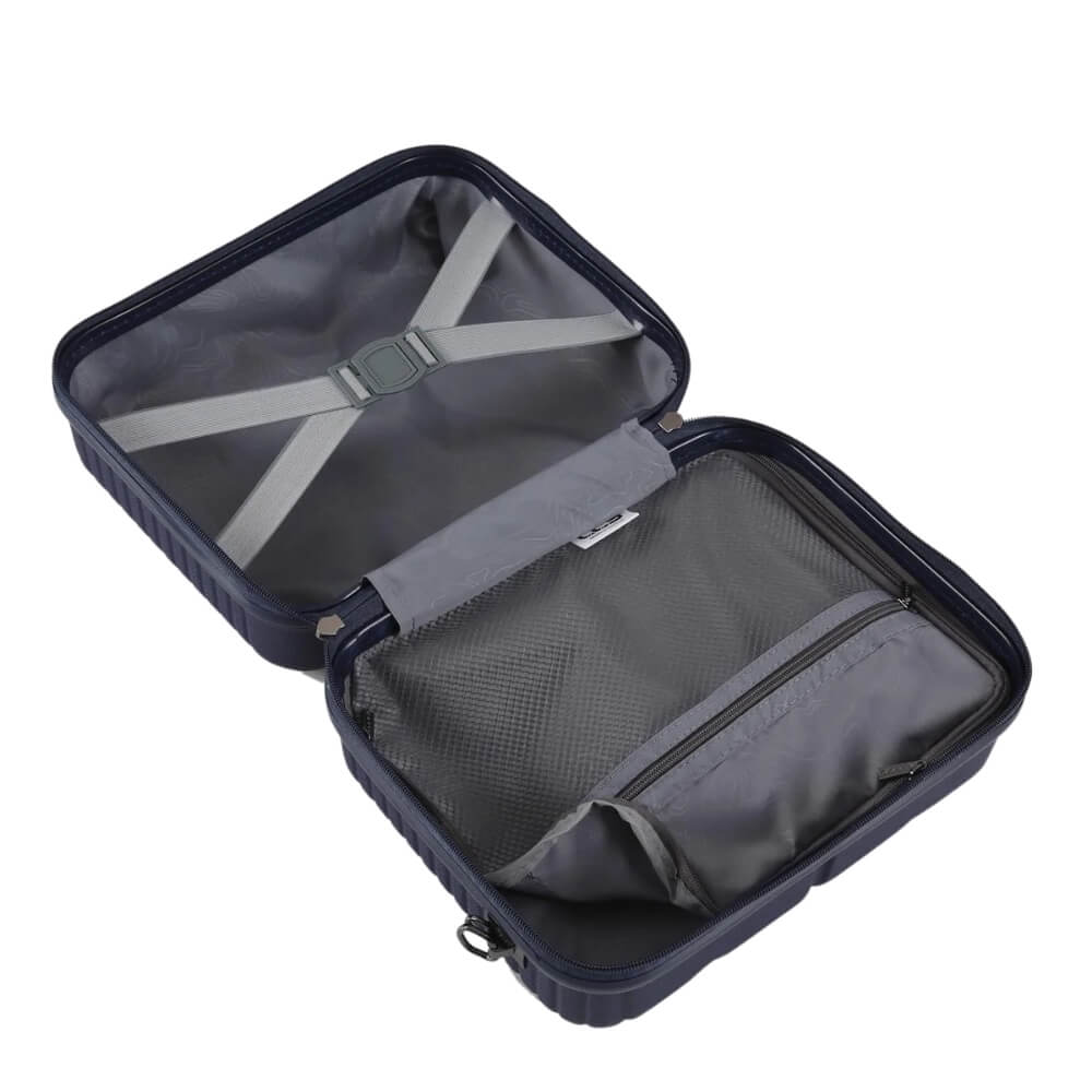 CCS Hard Shell Makeup Case 5266 Navy Blue