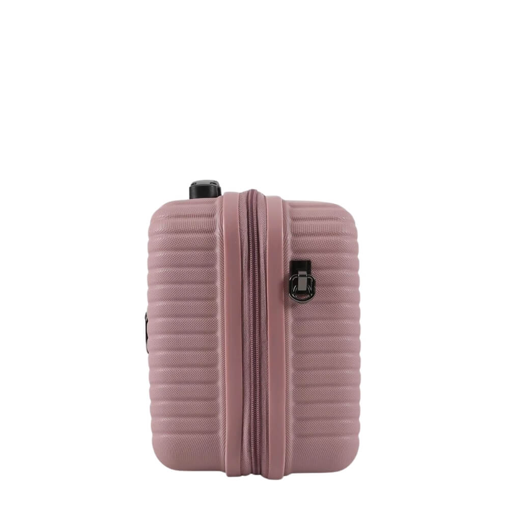 Ccs 5266 Hard Shell Makeup Bag in Powder Pink