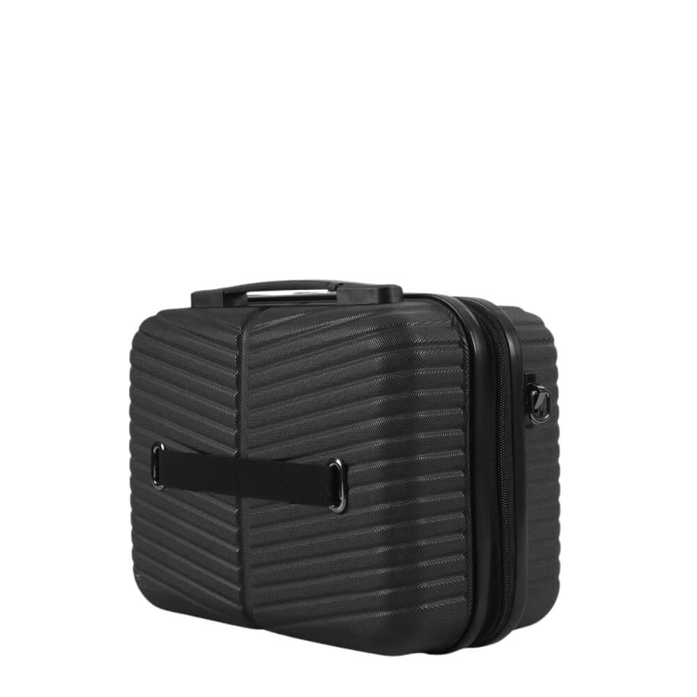 CCS 5266 Hard Shell Makeup Case in Black