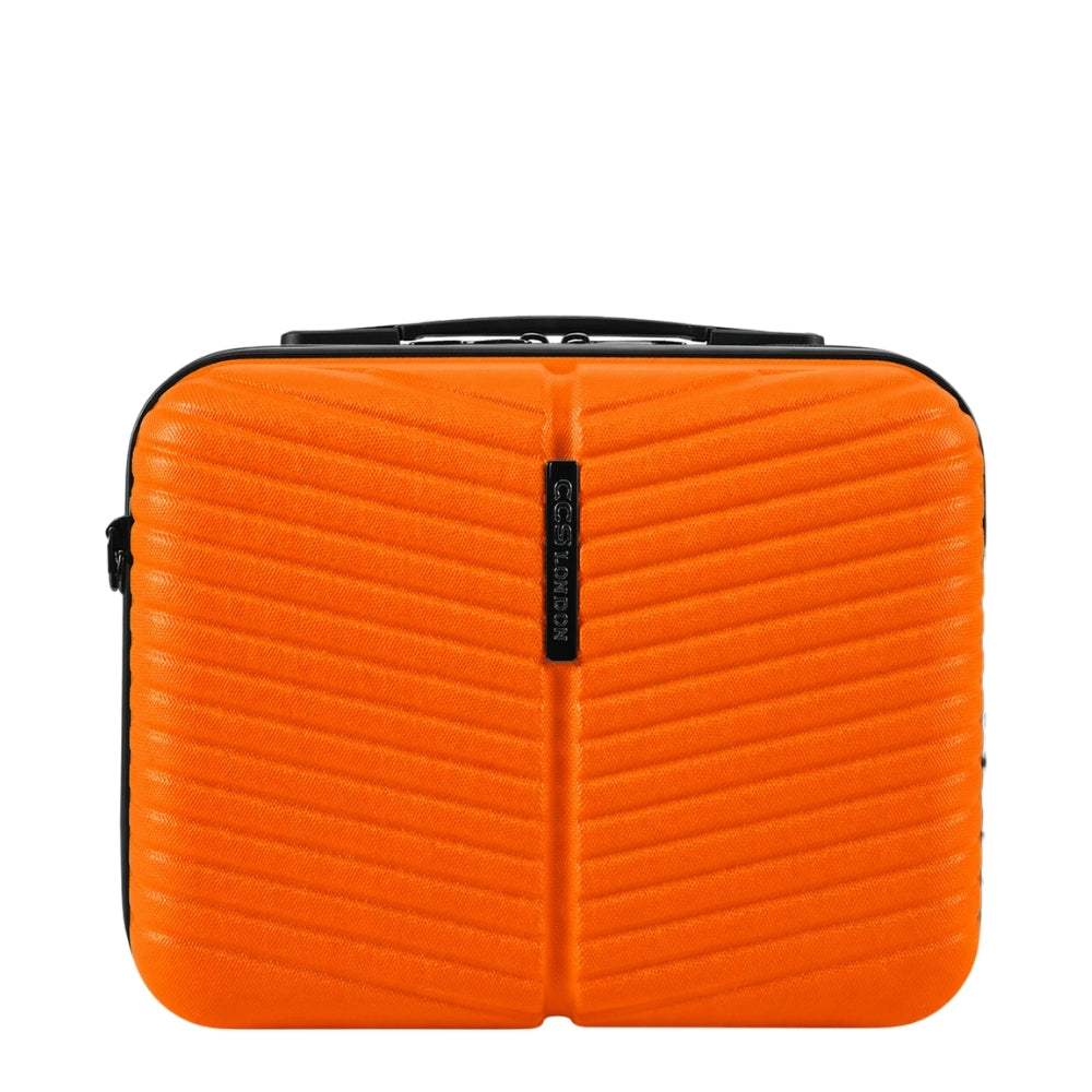 Ccs 5266 Hard Shell Makeup Bag in Orange