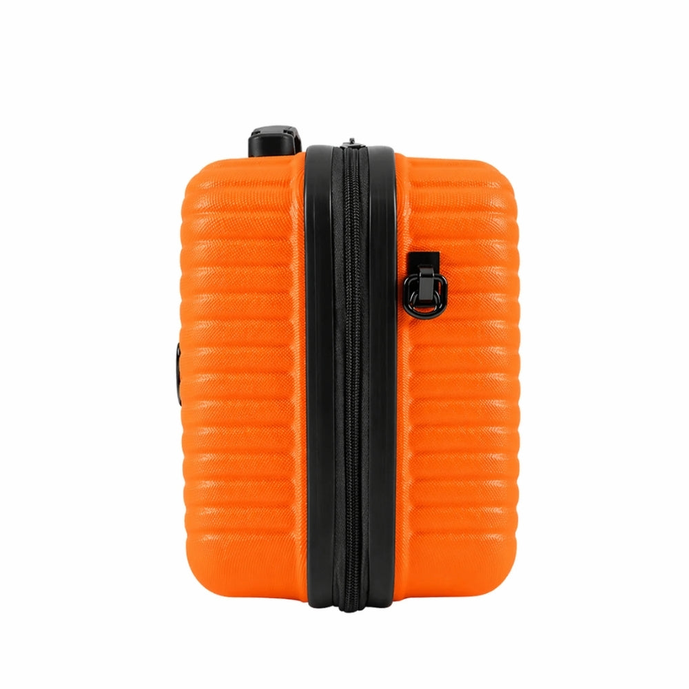 Ccs 5266 Hard Shell Makeup Bag in Orange